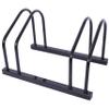 Donext Floor Bike Rack, Bike Parking Stand for up to 2 Bicycles, Outdoor Bicycles Rack for Yard & Garage Storage, Stable & Secure Bicycle Stand Up to 28", Holding Plates & Custom Spacing, Black view 3