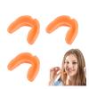 3Pcs Mouth Guard for Braces - Upper & Lower Mouth Guard for Sports - Youth & Adult Soft Mouthguard - Teeth Protection for Football, Jujitsu, Karate - No Boil Mouth Guard view 1
