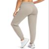 G Gradual Women's Joggers Pants with Zipper Pockets High Waisted Athletic Tapered Sweatpants for Women Workout Lounge, Pale, XX-Large view 3