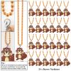 KeeStar 24 Pack Beaver Necklace Party Favors for Wild Animal Themed Baby Shower, Birthday Party Goodie Bag FillersSchool Carnival Rewards, Photography Props, Home Decorations, Classroom Prize view 2