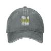 Faith Over Fear Baseball Cap Women Men Hat Vintage Trucker Sun Hat Dad Cowboy Hats Gray view 2