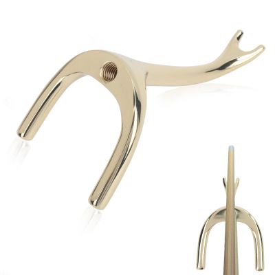 equlup Pool Cue Bridge Head, Imitation Elephant Nose Billiards Stick Fork Holder Accessory Portable Snooker Cue Rests for Pool Table