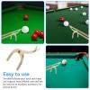 equlup Pool Cue Bridge Head, Imitation Elephant Nose Billiards Stick Fork Holder Accessory Portable Snooker Cue Rests for Pool Table view 4