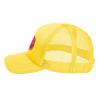 Angry Rambutan Baseball Cap Women Men Hat Adjustable Mesh Cap Outdoors Sun Hat Yellow view 4