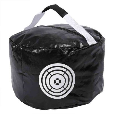 equlup Golf Swing Training Aids Smash Bag Golf Swing Trainer Golfer Practicing Bag Golf Training Aid for Impacting Golf Training (Black)