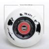 GXBHSP Inline Skate Wheels 72mm 76mm 80mm Inline Skate Replacement Wheels with Bearings Installed for Indoor and Outdoor (White,80mm) view 2