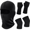 3PCS Anime Costume Ninja Costume Ninja Accessories Role Cosplay Outfit Halloween Fancy Cool Costume(L) view 1