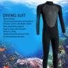1 Piece Wetsuit, Black Full Body Diving Suit, for Water Sports (M) view 2