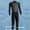 1 Piece Wetsuit, Black Full Body Diving Suit, for Water Sports (S Size) view 3