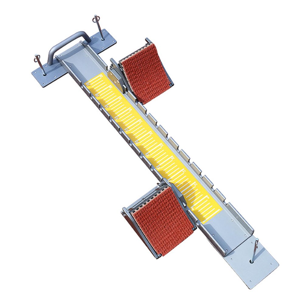 GMQJSQQQ Professional Starting Blocks for Track and Field Sprinters, Super Grippy Ground Nails + Multi-angle Adjustable Pedals, Track Blocks Suitable for Rubber or Cinder Tracks