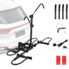EliteEdge Tow Hitch Bike Rack 2 Bike,Car Bike Racks for Ebikes SUV Truck,Foldable Bicycle Rack with Tilting Quick Release,180 lb Capacity,5.5" Fat Tires view 1