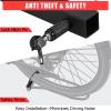 EliteEdge Tow Hitch Bike Rack 2 Bike,Car Bike Racks for Ebikes SUV Truck,Foldable Bicycle Rack with Tilting Quick Release,180 lb Capacity,5.5" Fat Tires view 4
