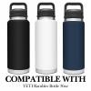 Linkidea Water Bottle Boot Compatible with YETI Rambler Bottle 36oz, Yonder 50oz, Silicone Anti-Slip Water Bottle Bottom Sleeve Cover Protector, Bottle Bumper (Alpine Yellow / 2 Pack), CPS-044-05 view 2