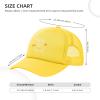 Bless Your Heart Trucker Hat - Mesh Baseball Snapback Cap for Men Or Women Outdoors Yellow view 4