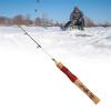 Fabater Ice Fishing Rod, Lightweight High Strength Wooden Handle Ice Fishing Equipment for Surf Fishing (S) view 3