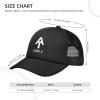 Appalachian Trail Logo Trucker Hat - Mesh Baseball Snapback Cap for Men Or Women Outdoors Black view 4