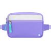 Choco Mocha Fanny Pack for Girls Kids Fanny Pack 6-8 Girls Belt Bag Ages 8-12 Toddler Fannys Packs Christmas Gifts, Purple view 2