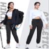TACVASEN Women's Joggers with Pockets Lightweight Quick Dry Hiking Pants Athletic Travel Workout Summer Golf Black XL view 2