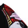 F.Q Yuqee Men's Soft Fit Long Sleeve Workout Rashguard Cool Dry Compression Fitness Shirt Red Skull M view 4