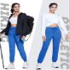 TACVASEN Women's Lightweight Joggers Quick Dry Stretch Hiking Pants with Pockets Athletic Workout Outdoor Blue XXL view 2