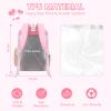 Lovely Clear Backpack for School Girls, Heavy Duty TPU Transparent Backpack Stadium Events Approved, Clear Bookbag, Pink view 2