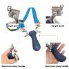 Professional Powerful Slingshot Solid Stainless Steel Slingshot for Hunting High Precision Slingshot for Adults with 10 Slingshot Flat Rubber Bands 1 Slingshot Bag view 3