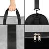 Custom Large Duffel Bags for Men Women Overnight Bags Adults Gym Duffel Bag for Training Soccer Swim Yoga Travel Light Grey view 4