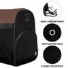 Customizable Large Gym Duffel Bag for Men Women Football Bags for Equipment Weekender Carry on Duffle Bags Brown view 3