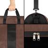 Customizable Large Gym Duffel Bag for Men Women Football Bags for Equipment Weekender Carry on Duffle Bags Brown view 4