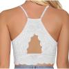 Sexy Lace Bralette for Women 2024 High Neck Camisoles Racerback Double-Layered Y2k Crop Top Spaghetti Strap Tube Tops view 2
