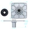 CLLOMAGY Boat Seat Base Mount Boat Seat Pedestal Base Mount Plate for 3/4" Pin Post Socket, Heavy Duty Marine Pedestal Bracket for Most Marine Fishing Pontoon Bass view 3