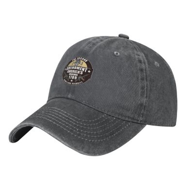 2nd Amendment Baseball Cap Women Men Hat Vintage Trucker Sun Hat Dad Cowboy Hats Deep Heather