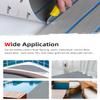 Abahub EVA Foam Boat Decking 96''x28.8'' Self-Adhesive Faux Teak Marine Flooring Sheet Traction Pad for Boats Surfboard, Gray with Blue Seam Lines view 4