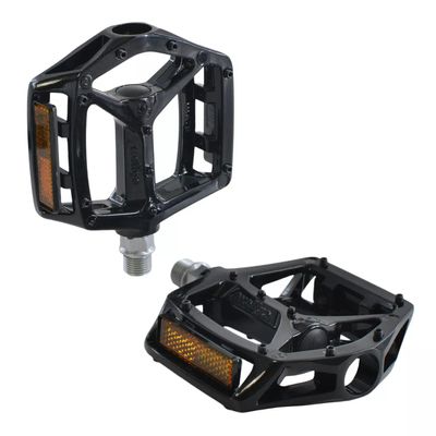 Wellgo MG3 Magnesium Pedals 9/16" for MTB BMX DH Platform DU Bearing, Black,WE3101