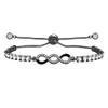 Uloveido Women's Infinity Symbol Bracelet, Stylish and Meaningful Accessory for Graduation, Professional Success, or Mother-Daughter Bonding YA4846 (Black) view 1