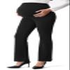 AFITNE Womens Flare Maternity Pants for Work Over The Belly with Pockets Soft Comfy Bootcut Pregnancy Dress Pants Bell Bottom Casual Stretchy Lounge Bootleg Office Slacks Black 31" S view 1