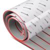 Abahub EVA Foam Boat Decking 96''x28.8'' Self-Adhesive Faux Teak Marine Flooring Sheet Traction Pad for Boats Surfboard, Gray with Red Seam Lines view 1