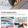 Abahub EVA Foam Boat Decking 96''x28.8'' Self-Adhesive Faux Teak Marine Flooring Sheet Traction Pad for Boats Surfboard, Gray with Red Seam Lines view 4