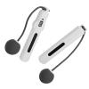 Cordless Rope, Intelligent Voice Broadcasting Portable Weighted Rope Built in Sensor Ball for Fitness (White) view 2