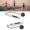 Cordless Rope, Intelligent Voice Broadcasting Portable Weighted Rope Built in Sensor Ball for Fitness (White) view 3
