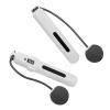 Cordless Rope, Intelligent Voice Broadcasting Portable Weighted Rope Built in Sensor Ball for Fitness (White) view 4