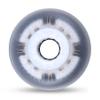 MYTVQRVK Roller Skate Wheels 8pcs Lighting Inline Skate Wheels 92A Flashing 64 68 70 72 76 80mm Shining Slalom Sliding Roller Skating Shoes Tires Patines(White 80mm) view 1