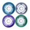 MYTVQRVK Roller Skate Wheels 8pcs Lighting Inline Skate Wheels 92A Flashing 64 68 70 72 76 80mm Shining Slalom Sliding Roller Skating Shoes Tires Patines(White 80mm) view 2