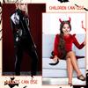 Fomiyes Halloween Cat Tail Fur Long Tails Neko Costume Prop Plush Cat Set for Halloween Party Fancy Dress up Accessories (Black view 4