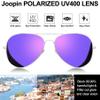 Joopin 3 Pack Polarized Aviation Sunglasses for Women Men, Blue Sun Glasses UV Protection, Mirrored Purple Sunnies, Large Black Shades view 4
