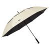 G4Free 47 Inch UV Protection Golf Umbrella Auto Open Vented Double Canopy Oversize Extra Large Windproof Sun Rain Umbrellas (Ivory/Black) view 1