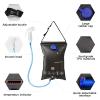 ZHOULZ Outdoor Foldable Heated Shower Bag, 15 Liter High Capacity Camping Shower Bag Kit with Shower Nozzle and Removable Hose, Portable Summer Shower Bag for Hiking Beach Swimming view 4