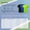 YONGHS 3 Pack Youth Athletic Shirts for Boys Short Sleeve Sport T Shirt Dry Fit Athletic Performance Running Sweatshirt Black&White&Red 14-16 Years view 2