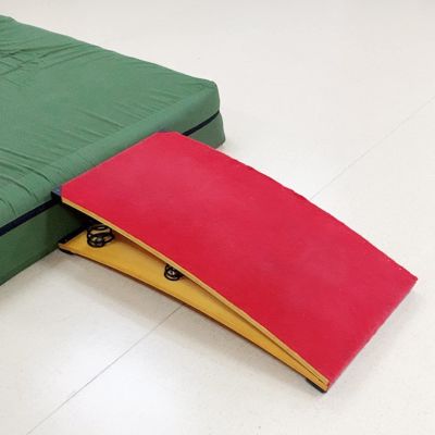 ENWINDXS Kids Gymnastics Equipment Gymnastics Springboard Home Floor Vault Spring Board, 6 Springs Wood Springboards, Adult Gymnasts Sport Equipment, Fitness/Vaulting Training Use