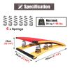 ENWINDXS Kids Gymnastics Equipment Gymnastics Springboard Home Floor Vault Spring Board, 6 Springs Wood Springboards, Adult Gymnasts Sport Equipment, Fitness/Vaulting Training Use view 3